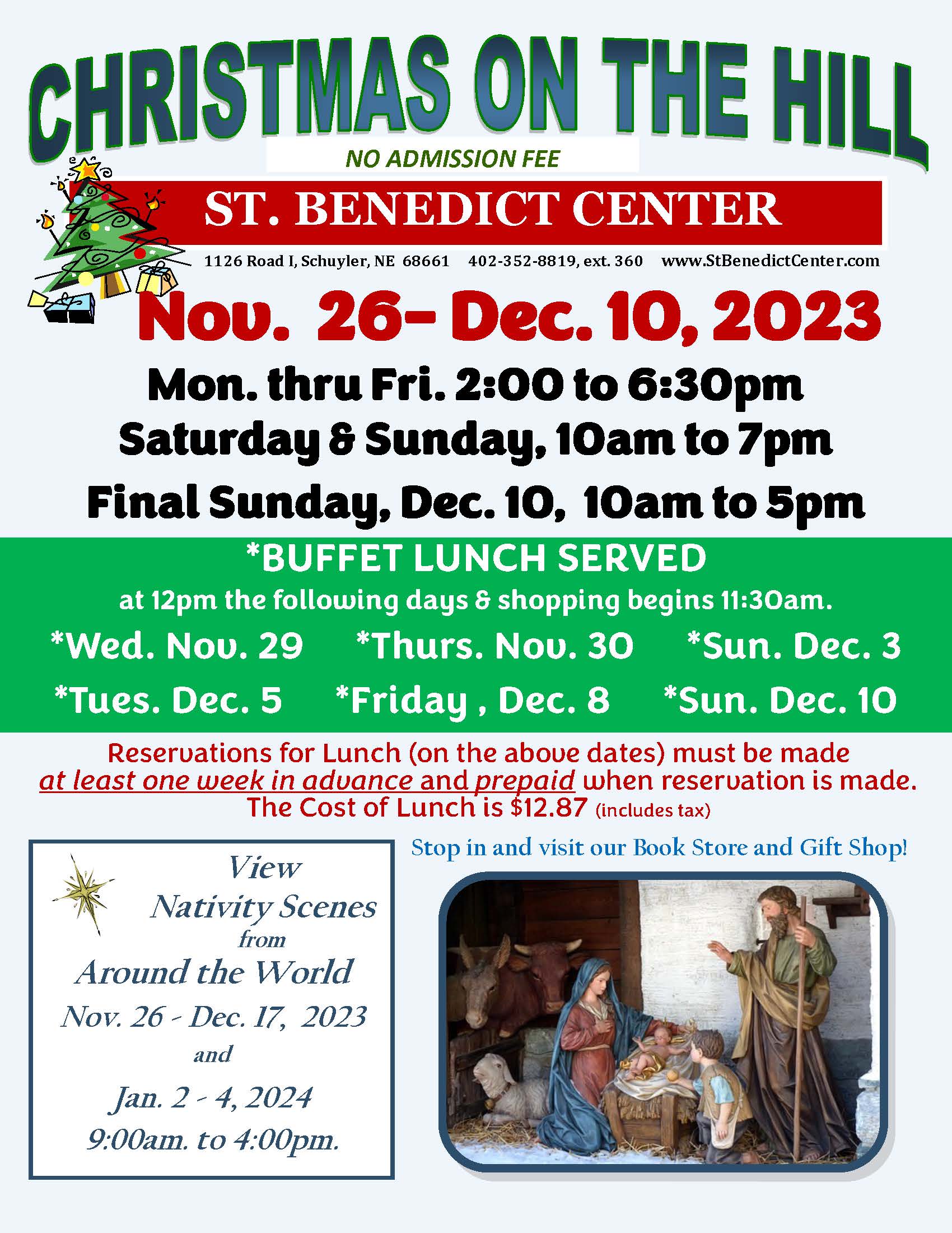 Christmas on the Hill @ St. Benedict Center
